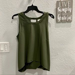 Olive green blouse